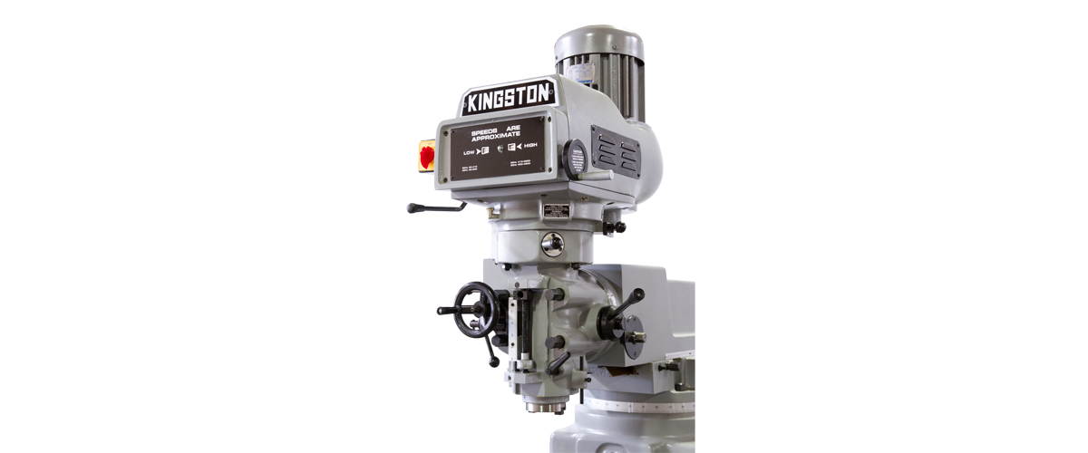 Kingston KMT-5V Milling Machine, 5HP Motor & NT#40 Nose