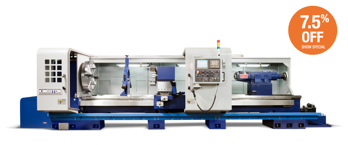 CX 10 inch Bore Flat Bed CNC Lathe Heavy-Duty from Kingston King Kong 